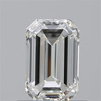 Diamante Naturale Taglio Smeraldo 0.81ct VG/EX J VVS1 - GIA - 6.61x4.26x2.84mm