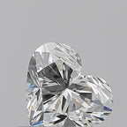 Diamante Naturale Taglio Cuore 0.53ct VG/VG I IF - GIA - 4.9x5.67x3.36mm