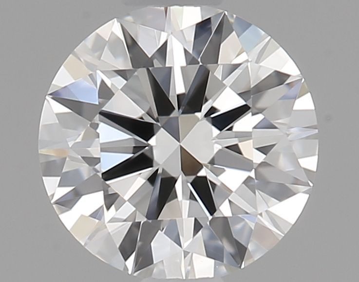 Diamante Naturale Taglio Brillante 0.45ct 3EX F VVS1 - GIA - 4.99x4.97x2.98mm