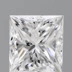 Diamante Naturale Taglio Princess 0.9ct G/EX D VS1 - GIA - 5.38x4.92x3.94mm