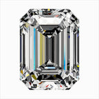 Diamante Naturale Taglio Smeraldo 0.31ct EX/EX F VS1 - IGI - 4.56x3.34x2.17mm