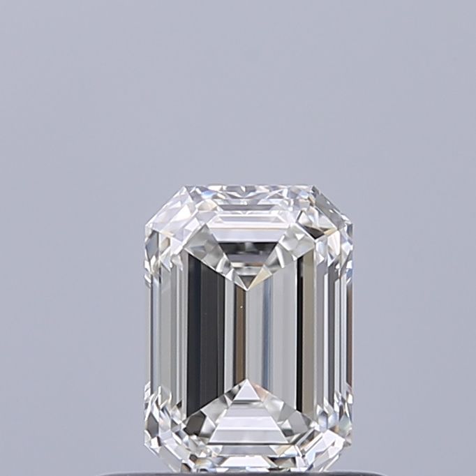 Diamante Naturale Taglio Smeraldo 0.5ct EX/EX F VVS1 - IGI - 5.38x3.77x2.52mm