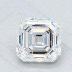 Diamante Naturale Taglio Asscher 0.91ct VG/EX D VVS2 - GIA - 5.37x5.23x3.41mm