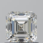 Diamante Naturale Taglio Asscher 0.91ct VG/EX J VVS1 - GIA - 5.33x5.22x3.6mm