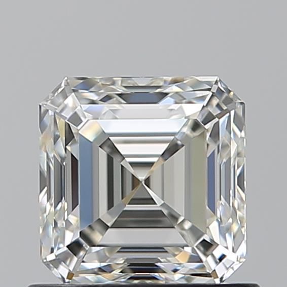 Diamante Naturale Taglio Asscher 0.91ct VG/EX J VVS1 - GIA - 5.33x5.22x3.6mm