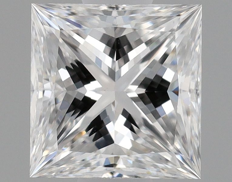 Diamante Naturale Taglio Princess 0.72ct EX/EX E VS1 - GIA - 5.1x4.99x3.54mm
