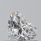 Diamante Naturale Taglio Cuore 0.6ct VG/VG H VVS1 - GIA - 4.89x5.86x3.73mm