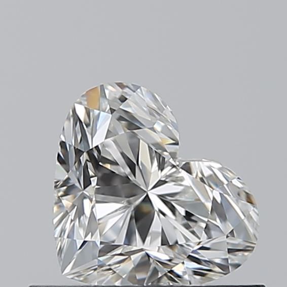 Diamante Naturale Taglio Cuore 0.6ct VG/VG H VVS1 - GIA - 4.89x5.86x3.73mm