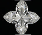 Diamante Naturale Taglio Particolare 0.31ct VG/EX H IF - GIA - 3.94x3.9x2.67mm