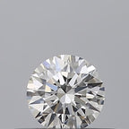 Diamante Naturale Taglio Brillante 0.24ct 3EX G VVS1 - GIA - 3.95x3.98x2.46mm