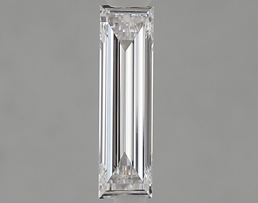 Diamante Naturale Taglio Baguette 0.38ct VG/VG D IF - GIA - 9.22x2.56x1.59mm