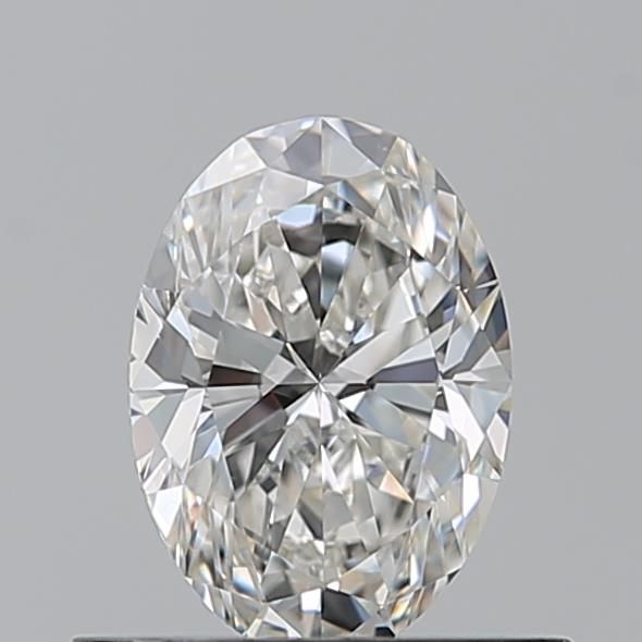 Diamante Naturale Taglio Ovale 0.55ct EX/EX H VS1 - GIA - 6.37x4.53x2.85mm