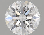 Diamante Naturale Taglio Brillante 0.5ct VG/VG/EX E VVS2 - GIA - 5.0x4.97x3.21mm