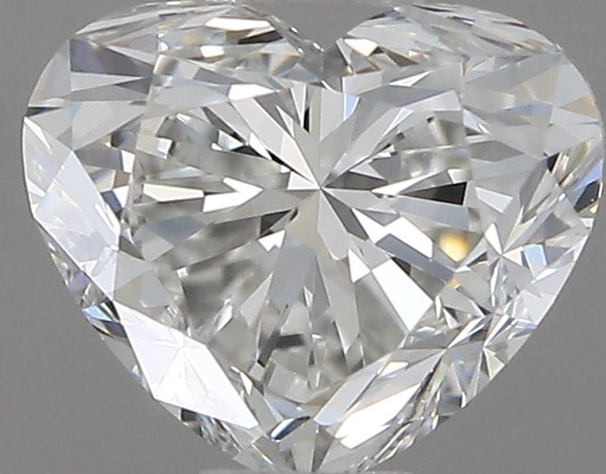 Diamante Naturale Taglio Cuore 0.8ct EX/EX F VVS1 - IGI - 5.29x6.31x3.81mm