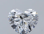Diamante Naturale Taglio Cuore 0.4ct EX/EX D VVS2 - GIA - 4.58x5.13x2.97mm