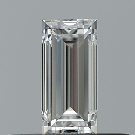 Diamante Naturale Taglio Baguette 0.34ct EX/EX D VVS1 - GIA - 5.62x2.66x2.06mm