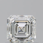 Diamante Naturale Taglio Asscher 0.7ct EX/EX H VVS1 - GIA - 4.9x4.77x3.27mm