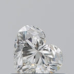 Diamante Naturale Taglio Cuore 0.5ct VG/VG I VVS1 - GIA - 4.78x5.54x3.32mm