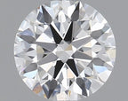 Diamante Naturale Taglio Brillante 0.5ct EX/VG/EX D VVS2 - GIA - 5.1x5.04x3.11mm