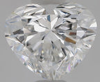 Diamante Naturale Taglio Cuore 1.33ct EX/EX E VVS2 - GIA - 6.57x7.61x4.49mm