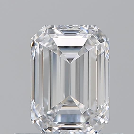 Diamante Naturale Taglio Smeraldo 0.73ct VG/EX D VVS1 - GIA - 5.99x4.27x2.85mm