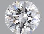 Diamante Naturale Taglio Brillante 0.5ct EX/VG/VG E VS1 - GIA - 5.1x5.05x3.18mm
