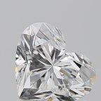Diamante Naturale Taglio Cuore 1.01ct VG/EX F VS1 - GIA - 6.04x7.01x4.18mm
