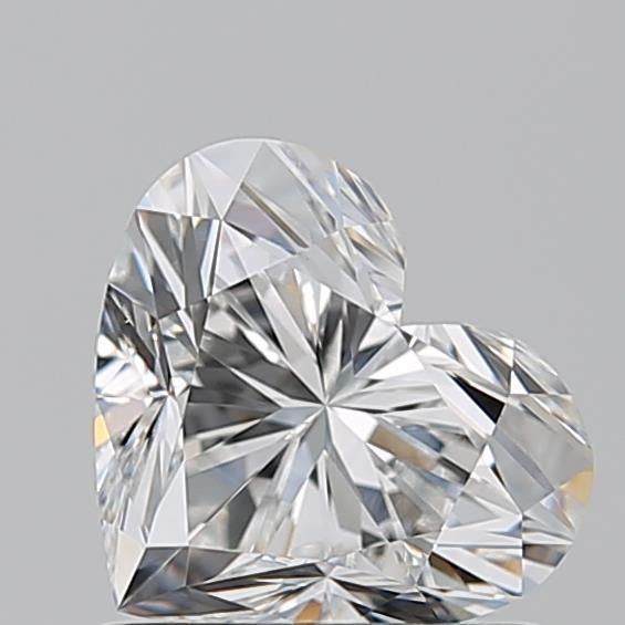 Diamante Naturale Taglio Cuore 1.01ct VG/EX F VS1 - GIA - 6.04x7.01x4.18mm