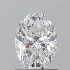Diamante Naturale Taglio Ovale 1.2ct EX/EX E VVS1 - GIA - 8.09x5.84x3.83mm