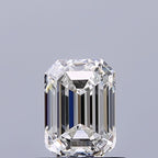Diamante Naturale Taglio Smeraldo 0.71ct VG/EX H IF - GIA - 5.84x4.16x2.88mm