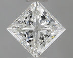 Diamante Naturale Taglio Princess 0.72ct EX/EX I VS1 - GIA - 4.77x4.76x3.51mm