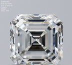 Diamante Taglio Smeraldo Quadrato 0.9ct EX/EX I VVS1 - GIA - 5.31x5.24x3.59mm