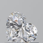 Diamante Naturale Taglio Cuore 0.7ct VG/EX D IF - GIA - 5.12x6.05x3.82mm