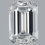 Diamante Naturale Taglio Smeraldo 0.74ct VG/EX D FL - GIA - 6.44x4.3x2.83mm