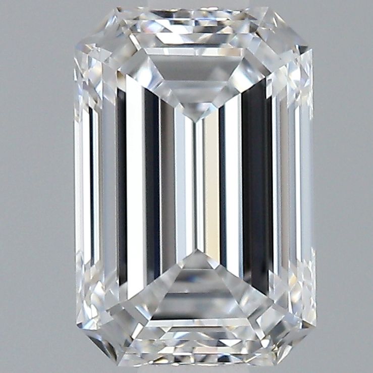 Diamante Naturale Taglio Smeraldo 0.74ct VG/EX D FL - GIA - 6.44x4.3x2.83mm