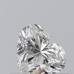 Diamante Naturale Taglio Cuore 0.5ct VG/EX I IF - GIA - 4.67x5.56x3.42mm