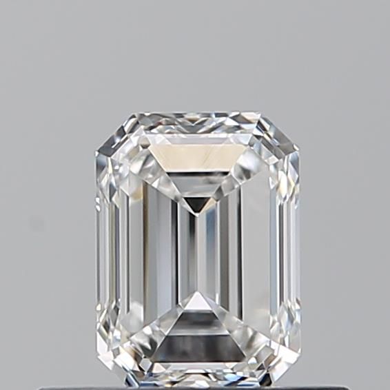 Diamante Naturale Taglio Smeraldo 0.53ct EX/EX F VVS2 - GIA - 5.26x3.8x2.64mm