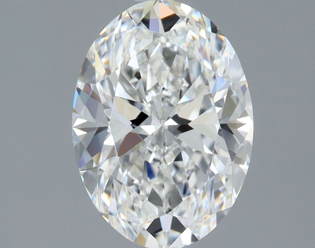 Diamante Naturale Taglio Ovale 1.31ct EX/EX E VVS2 - GIA - 8.36x6.05x3.86mm