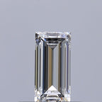 Diamante Naturale Taglio Baguette 0.42ct EX/EX E VVS1 - GIA - 6.08x3.06x2.09mm
