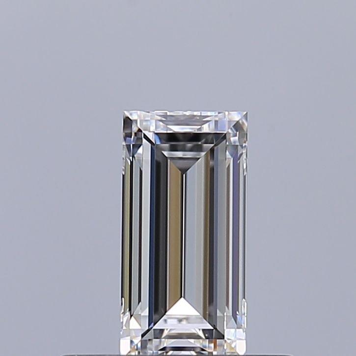 Diamante Naturale Taglio Baguette 0.42ct EX/EX E VVS1 - GIA - 6.08x3.06x2.09mm