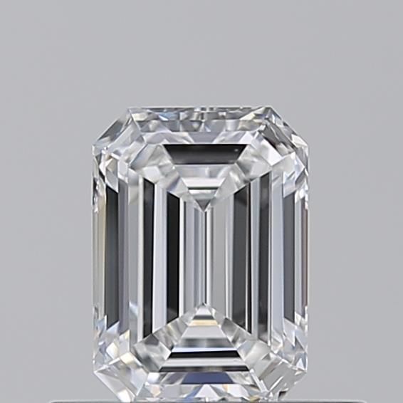 Diamante Naturale Taglio Smeraldo 0.5ct VG/EX E VVS2 - GIA - 5.52x3.93x2.5mm