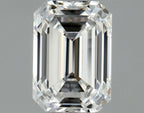 Diamante Naturale Taglio Smeraldo 0.45ct VG/VG F VVS1 - GIA - 5.08x3.58x2.45mm