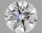 Diamante Naturale Taglio Brillante 0.5ct EX/VG/EX D VS1 - GIA - 5.07x5.05x3.17mm