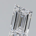 Diamante Naturale Taglio Trapezio 0.7ct EX/EX D VS2 - GIA - 4.28x7.6x2.45mm