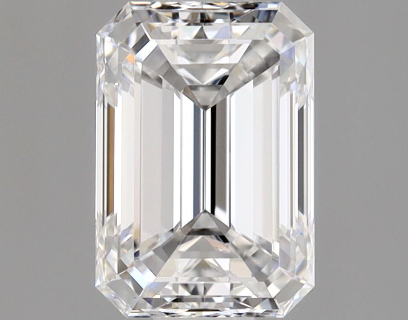 Diamante Naturale Taglio Smeraldo 0.7ct VG/EX D VS1 - GIA - 6.13x4.25x2.93mm