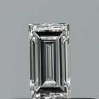 Diamante Naturale Taglio Baguette 0.26ct EX/EX F IF - GIA - 5.02x2.65x1.93mm