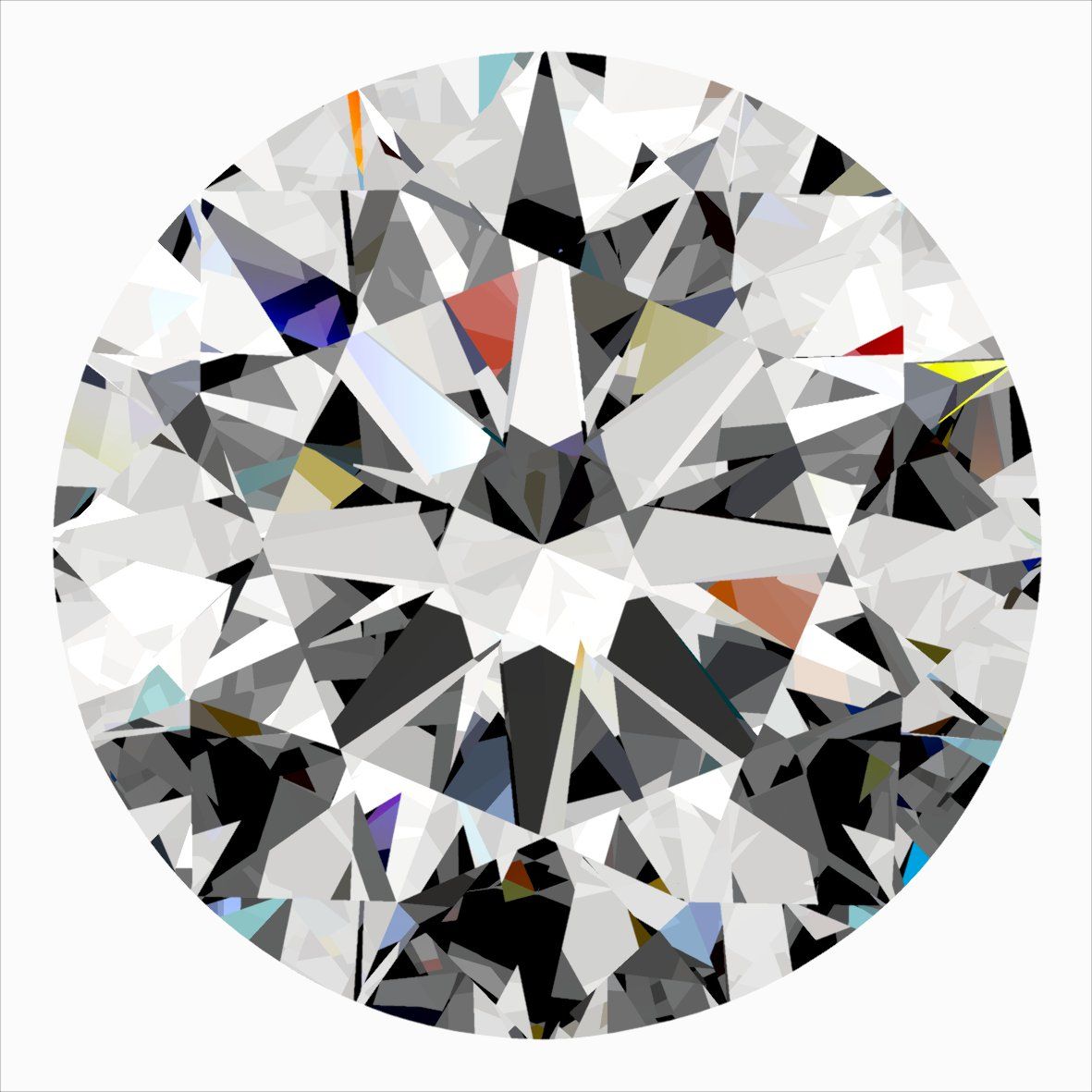 Diamante Naturale Taglio Brillante 0.35ct 3EX G VVS1 - IGI - 4.51x4.55x2.8mm