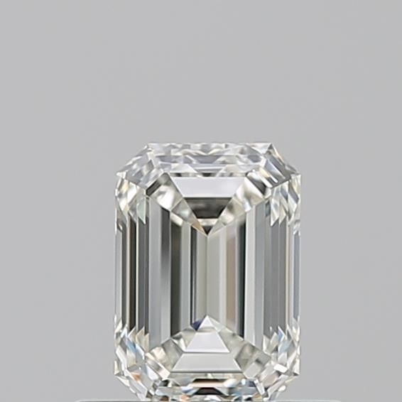 Diamante Naturale Taglio Smeraldo 0.56ct EX/VG J IF - GIA - 5.59x3.92x2.6mm