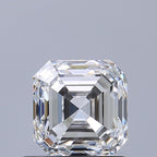 Diamante Naturale Taglio Asscher 1.01ct EX/EX D VVS1 - GIA - 5.38x5.23x3.64mm