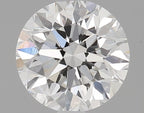 Diamante Naturale Taglio Brillante 0.5ct VG/VG/EX F VS1 - GIA - 4.98x4.94x3.2mm